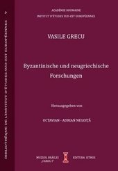 Byzantinische und neugriechische Forschungen