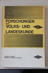 Forschungen zur Volks- und Landeskunde. Bd. 20, Nr. 2, 1977