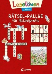 Leselöwen Rätsel-Rallye für Leseprofis - 2. Klasse (Rot)