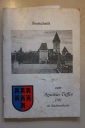 Festschrift zum zweiten Agnethler Treffen 1981 in Sachsenheim
