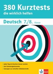 Klett 380 Kurztests Deutsch 7./8. Klasse