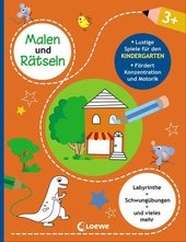 Malen und Rätseln - Lustige Spiele für den Kindergarten (3+)