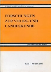 Forschungen zur Volks- und Landeskunde, Band 44-45