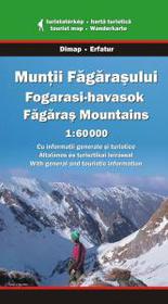Das Fogarascher Gebirge : Wanderkarte / Muntii Fagaras : Harta turistica 1 : 60 000