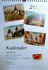 Kalender 2025 mit Aquarellen von Helite Tontsch-Schmid und Texten von Hilde Juchum