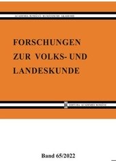 Forschungen zur Volks- und Landeskunde Band 65/2022