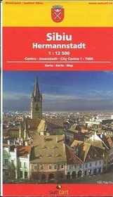 Stadt - und Kreiskarte Hermannstadt