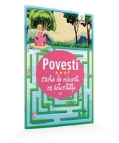 Povesti. Carte de colorat cu activitati