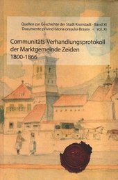 Communitäts-Verhandlungsprotokoll der Marktgemeinde Zeiden 1800-1866