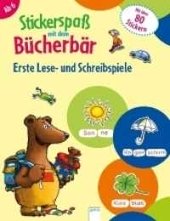 Stickerspaß  mit dem Bücherbären - Erste Lese- und Schreibespiele