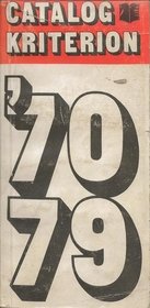 Catalog Kriterion '70-79