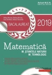 Matematica. Bacalaureat 2019. M_stiintele-naturii, M_tehnologic.