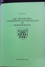 Die deutschen Landwirtschaftsschulen in Siebenbürgen