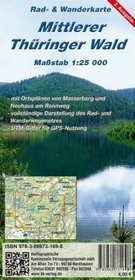 KKV Rad- und Wanderkarte Mittlerer Thüringer Wald