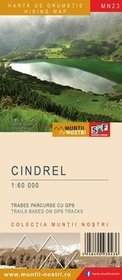 Hiking Map of the Cindrel Mountains / Harta de drumetie a Muntilor Cindrel