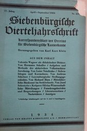 Landeskunde 57. Jahrgang April-September 1934 Nr. 2/3
