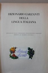 Dizionario Garzanti Della Lingua Italiana
