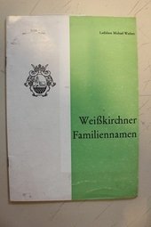 Weißkirchner Familennamen