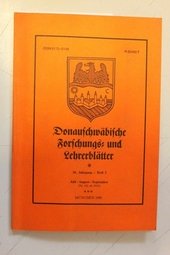 Donauschwäbische Forschungs- und Lehrerblätter. 36. Jahrgang, Heft 3