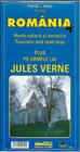 Romania plus Jules Verne - touristic and road map / Romania plus urmele lui Jules Verne - Harta rutiera si turistica