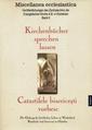 Kirchenbücher sprechen lassen / Catastifele bisericesti vorbesc