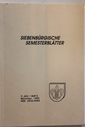 Siebenbürgische Semesterblätter - 9. Jahr - Heft 2 - 1995