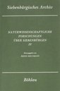 Naturwissenschaftliche Forschungen über Siebenbürgen, Bd.4 (Siebenbürgisches Archiv: Archiv des Vereins für Siebenbürgische Landeskunde)