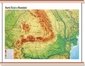 Harta fizica a Romaniei M 1 : 1 300 000