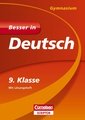 Besser in Deutsch - Gymnasium 9. Klasse