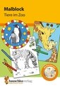 Malblock - Tiere im Zoo