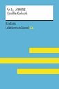 Emilia Galotti von Gotthold Ephraim Lessing: Lektüreschlüssel mit Inhaltsangabe, Interpretation, Prüfungsaufgaben mit Lösungen, Lernglossar. (Reclam Lektüreschlüssel XL)